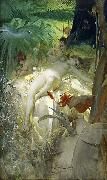 Anders Zorn The Love Nymph painting